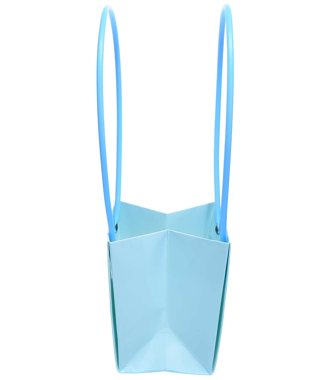 Изображение Сумка для квітів Блакитна ручки пластик