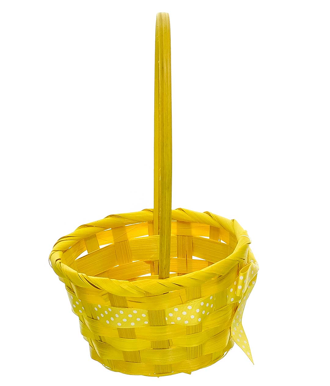 Изображение Корзина декоративная YF014278 средняя желтая