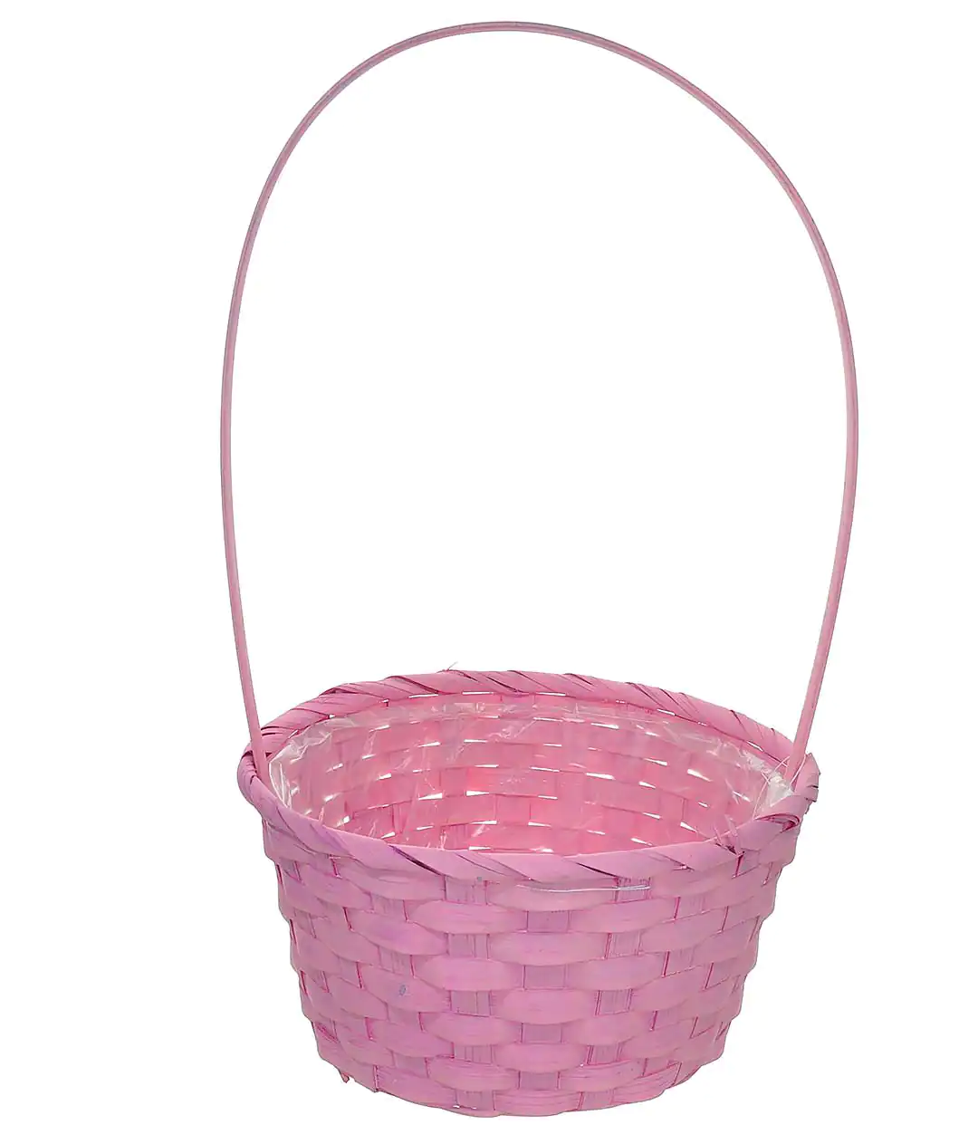 Изображение Корзина для цветов розовая B0105