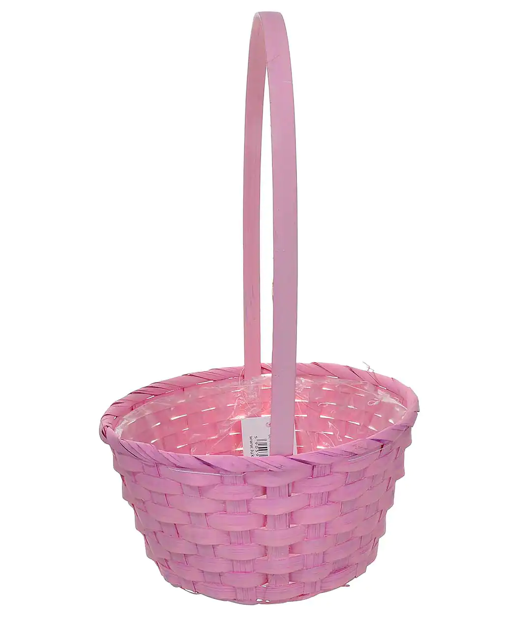 Корзина для цветов розовая B0105