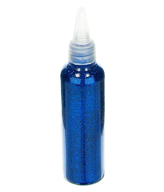Изображение Присипка для квітів синя перламутр у пляшці KB704 80гр.