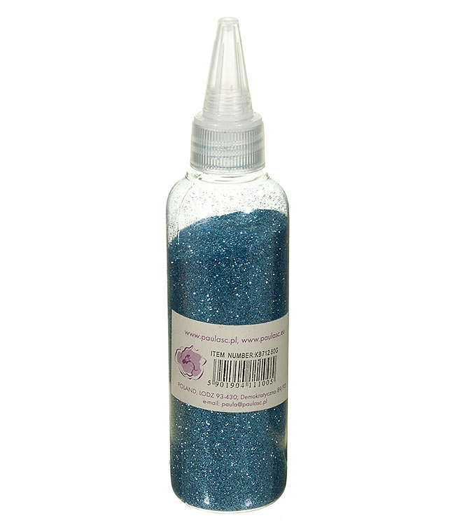 Изображение Присыпка для цветов синяя перламутр в бутылочке 80гр.