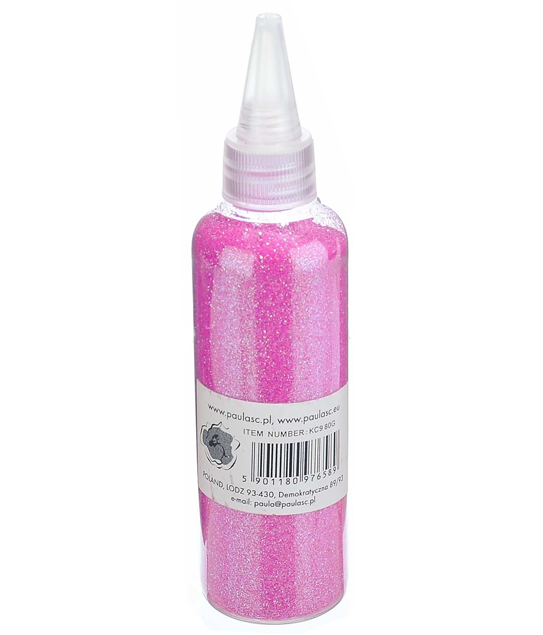 Изображение Присыпка для цветов розовая в бутылочке 80гр.