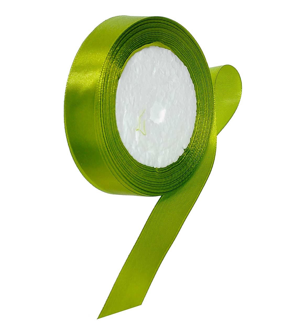 Изображение Лента атласная бледно-зеленая 20 мм А184