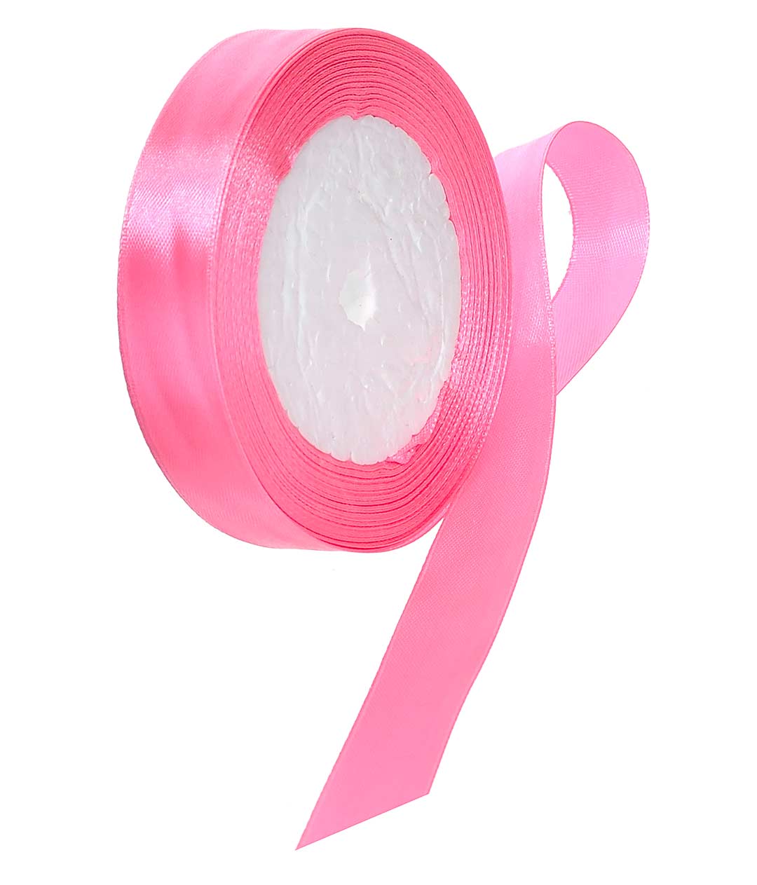 Изображение Лента атласная ярко-розовая 20 мм А005