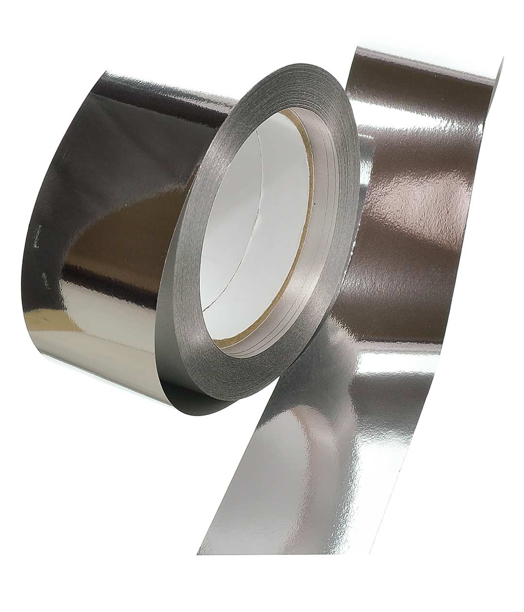 Изображение Лента полипропиленовая серебро Shax метал 50 мм