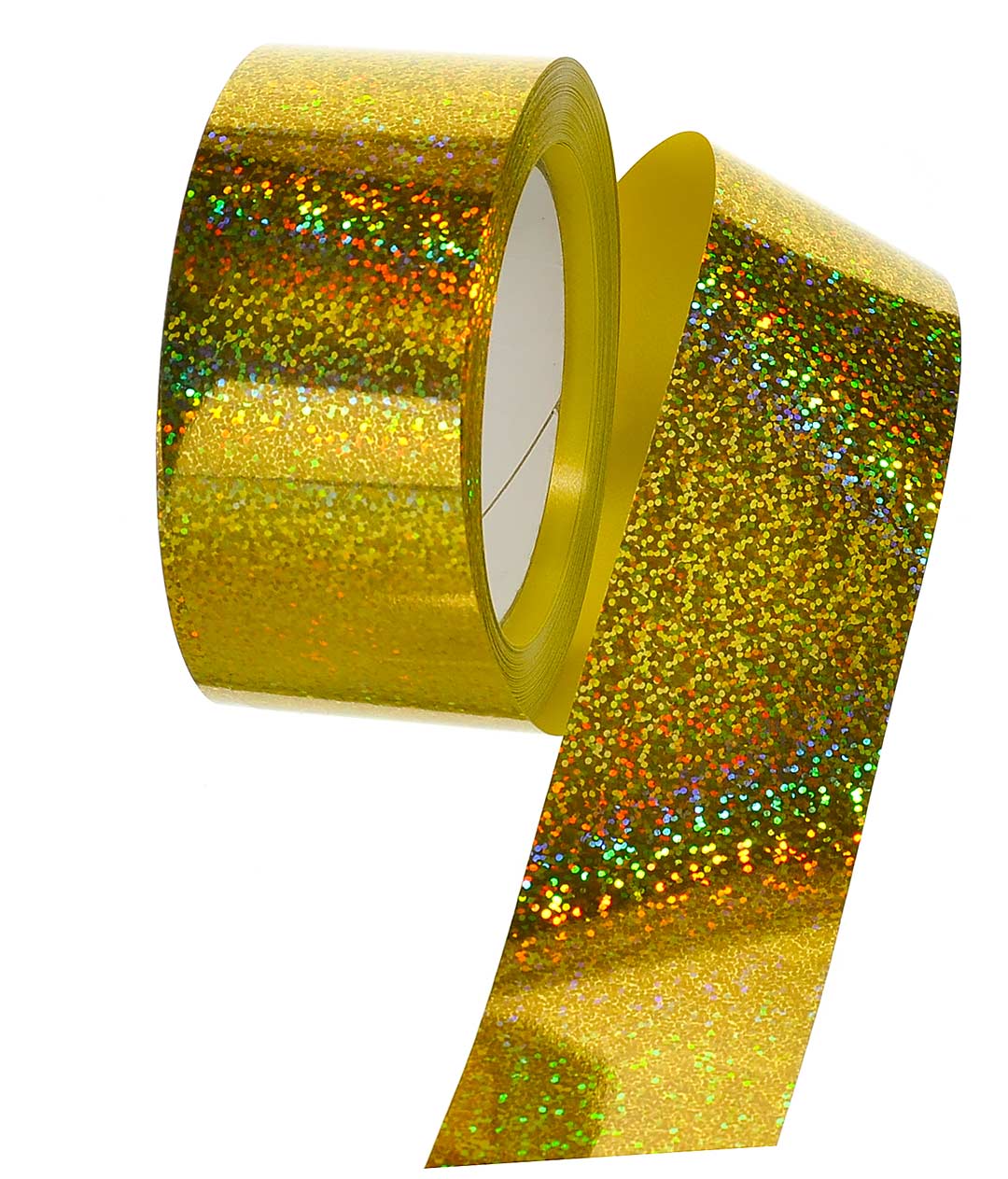 Изображение Лента полипропиленовая лазерная золотая Shax 50мм