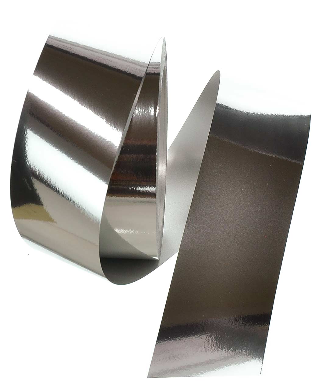 Изображение Лента полипропиленовая серебро Shax метал 50 мм