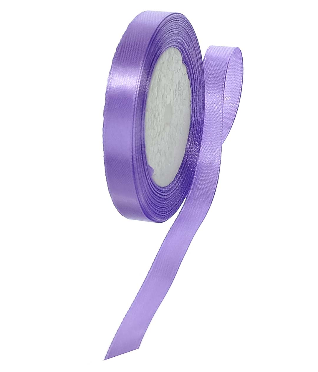 Изображение Лента атласная светло-фиолетовая 12мм А021