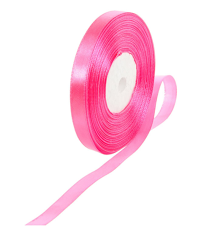 Изображение Лента атласная розовая 9мм