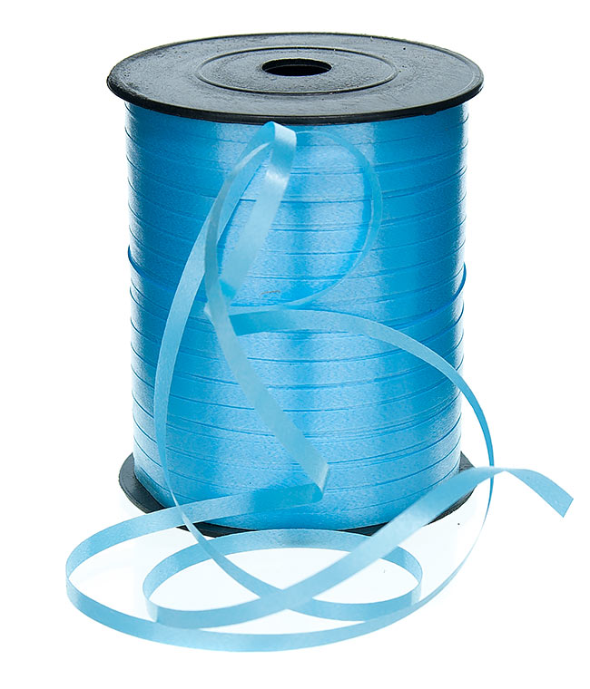 Изображение Стрічка поліпропіленова на бобіні блакитна Shax 5мм
