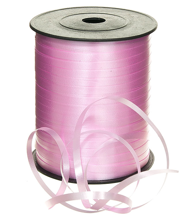 Изображение Стрічка поліпропіленова на бобіні світло-рожева Shax 5мм 