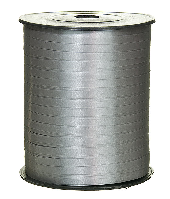 Изображение Лента полипропиленовая на бобине серебро Shax 5мм