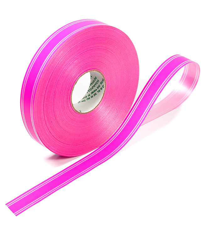Изображение Лента полипропиленовая розовая 20мм