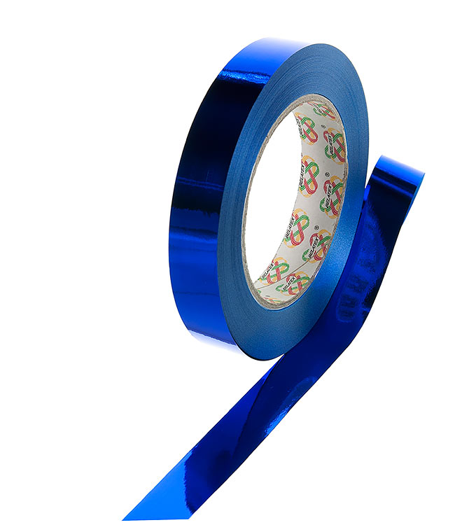 Изображение Лента полипропиленовая синий металлик 20мм
