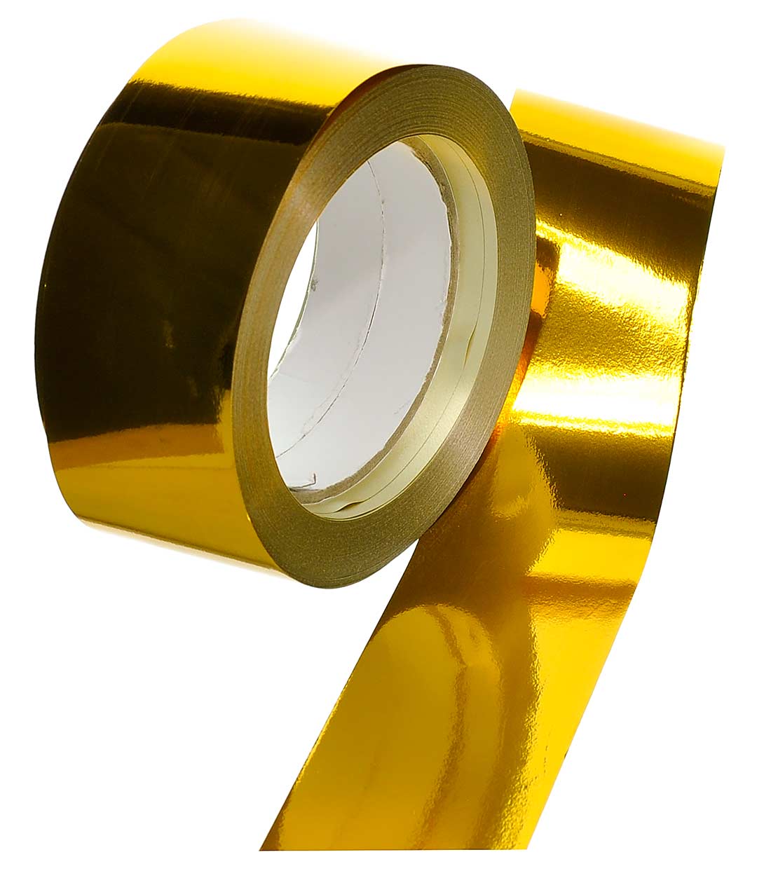Изображение Стрічка поліпропіленова золото Shax метал 50 мм