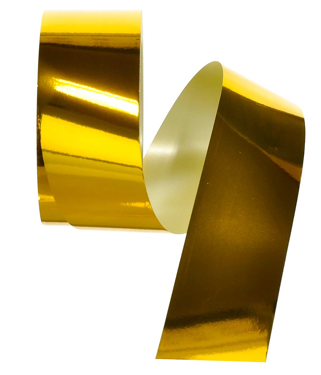 Изображение Лента полипропиленовая золото Shax метал 50 мм