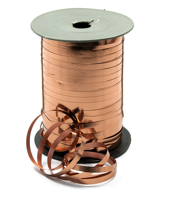 Изображение Стрічка поліпропіленова на бобіні коричневий металік Dolce 5мм