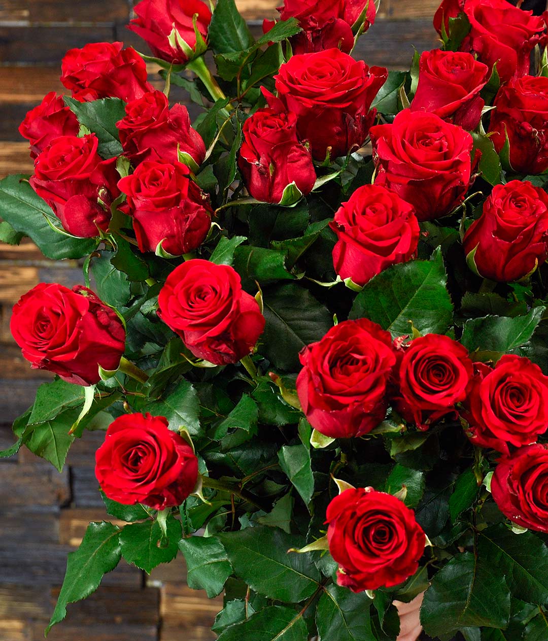 Изображение Букет троянд 31шт червона місцева
