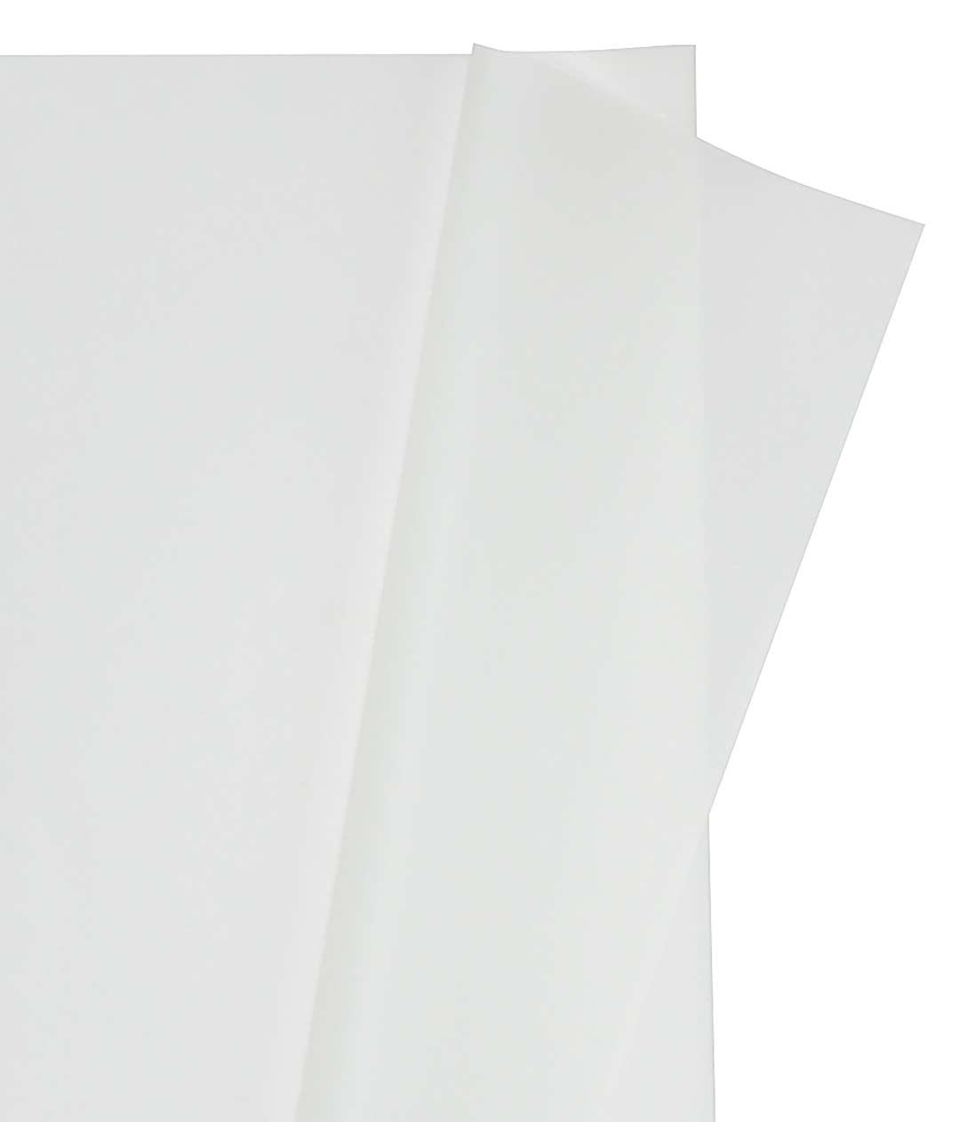 Изображение Однотонна матова плівка для квітів біла у листах 20 шт.