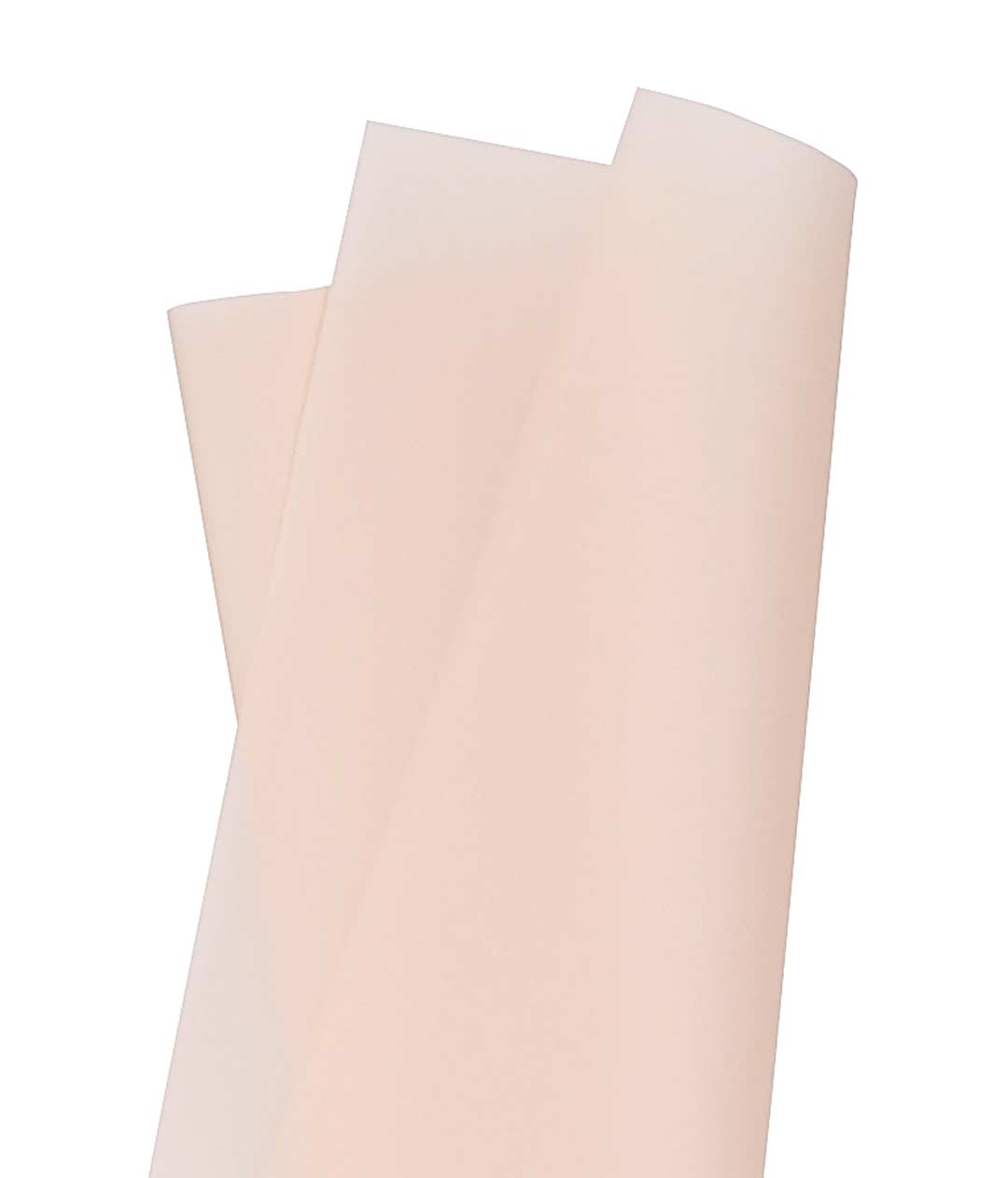 Изображение Однотонная матовая пленка для цветов бледно-розовая в листах 20 шт.