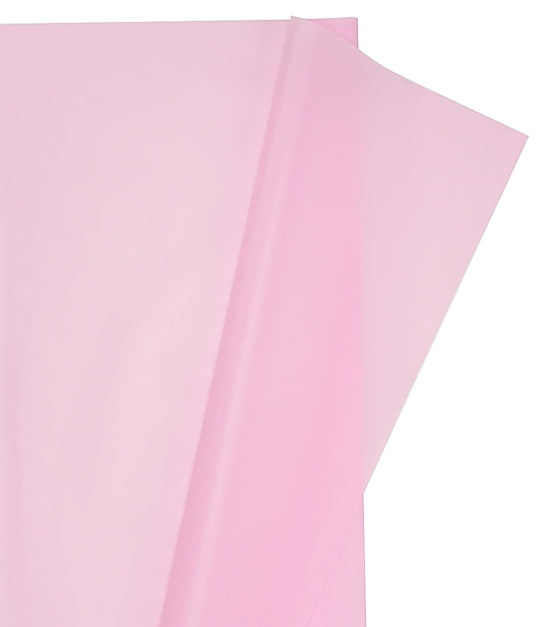 Изображение Однотонная матовая пленка для цветов светло-розовая в листах 20 шт.