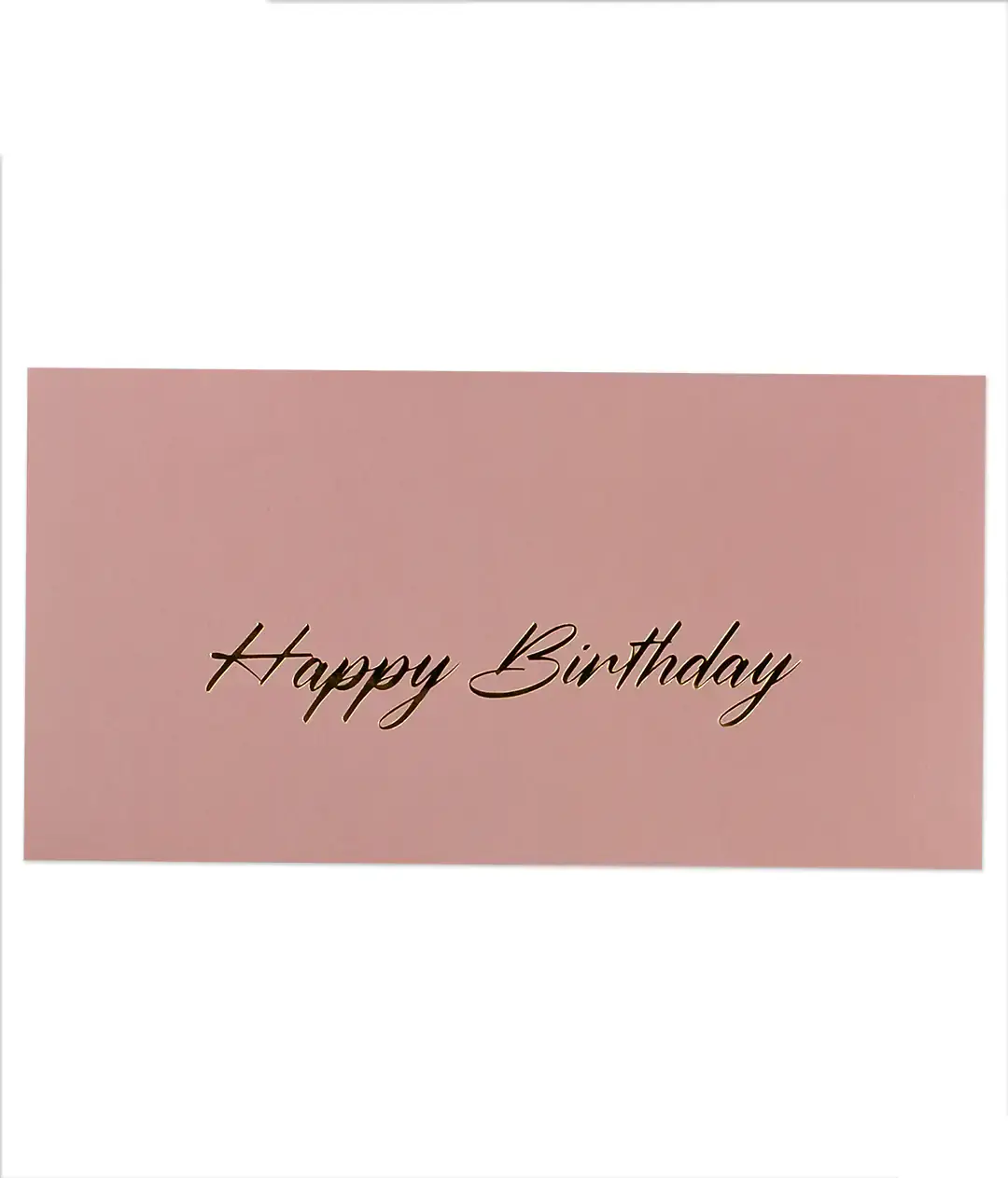 Конверт для денег с тиснением «Happy birthday» помадка