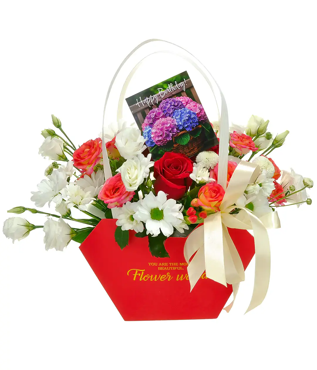 Изображение Мини открытка «Happy Birthday!» 13013 10шт.
