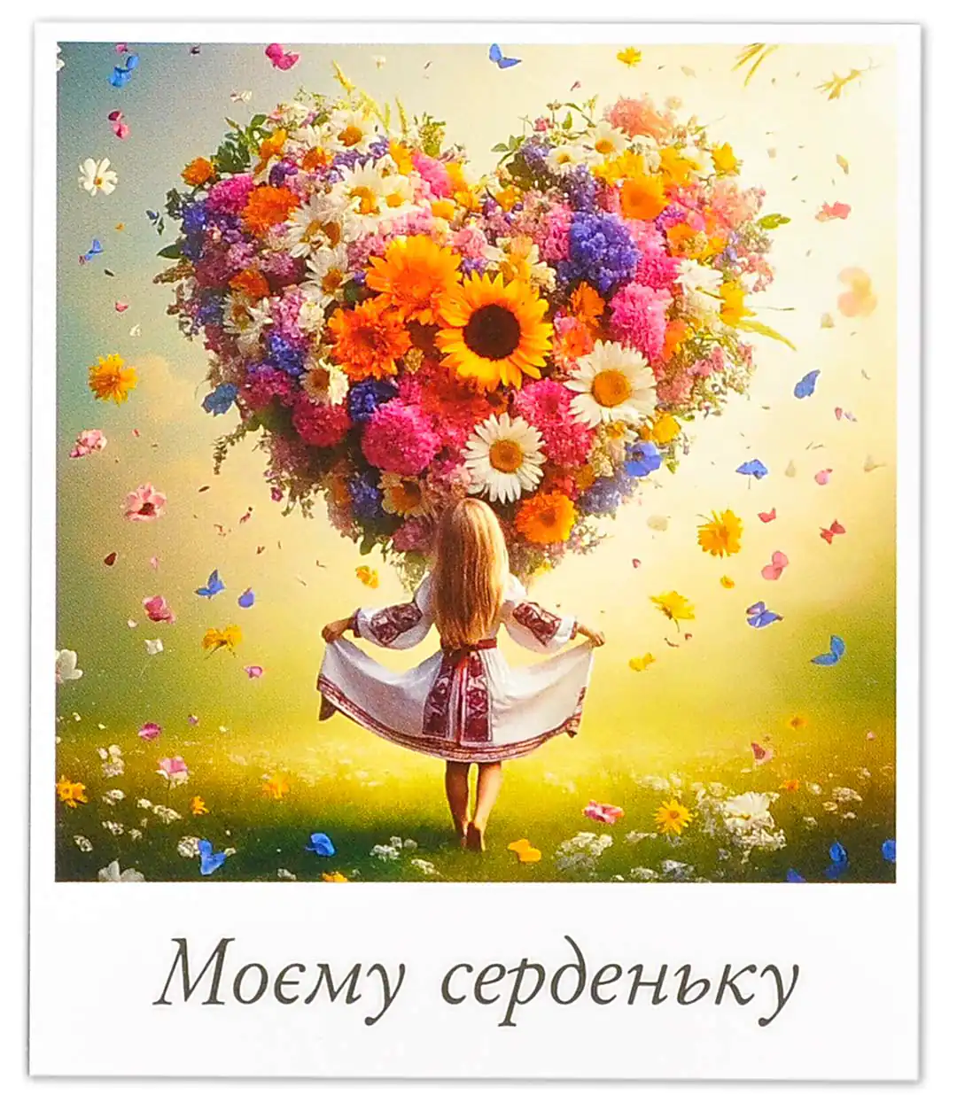 Мини открытка «Моему сердцу!» 11758 10шт.