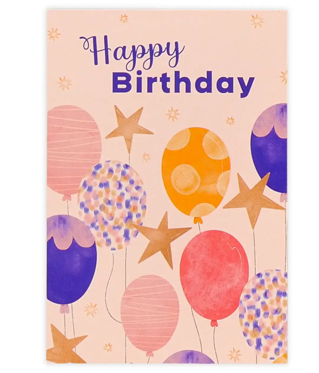 Изображение Мини открытки «Happy birthday!» ЛМ-ЗУМ-05