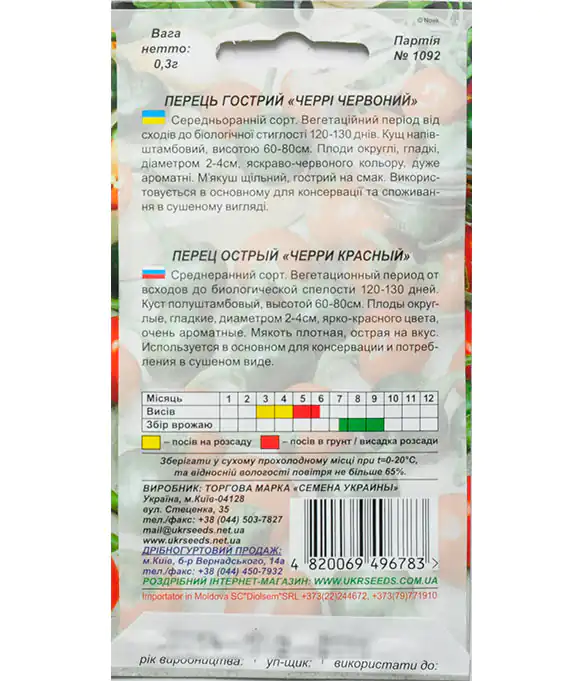 Перец Черри горький