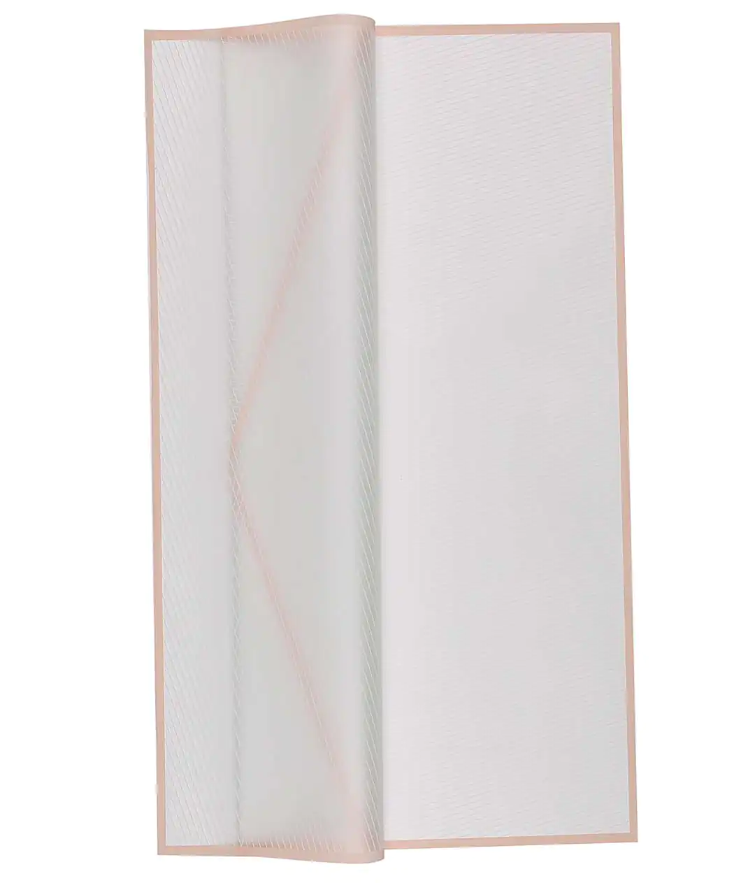 Калька для квітів «At the touch...» White-Pink Edge  20 шт.