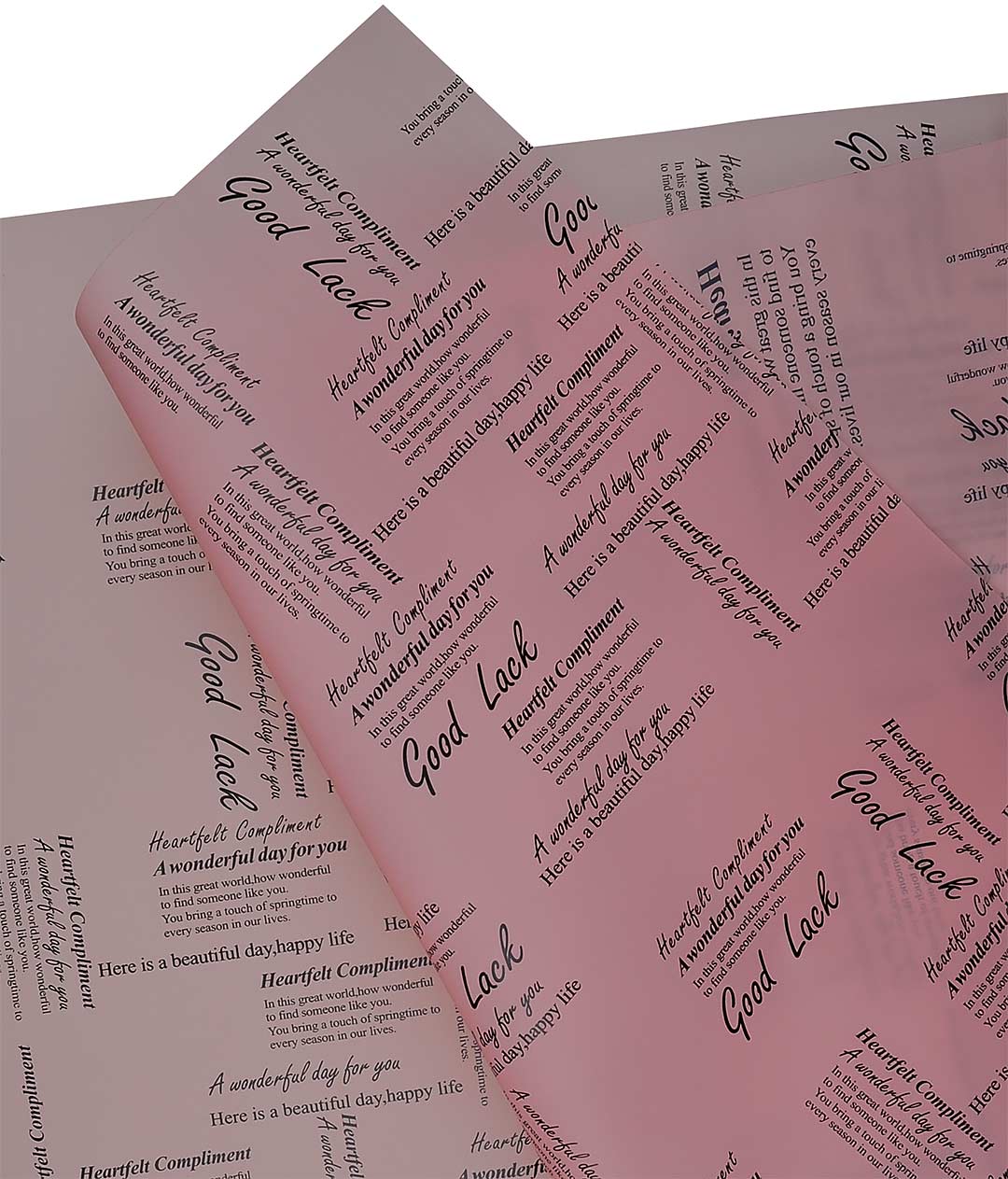 Изображение Калька для квітів «Quotella» рожева 20 шт.