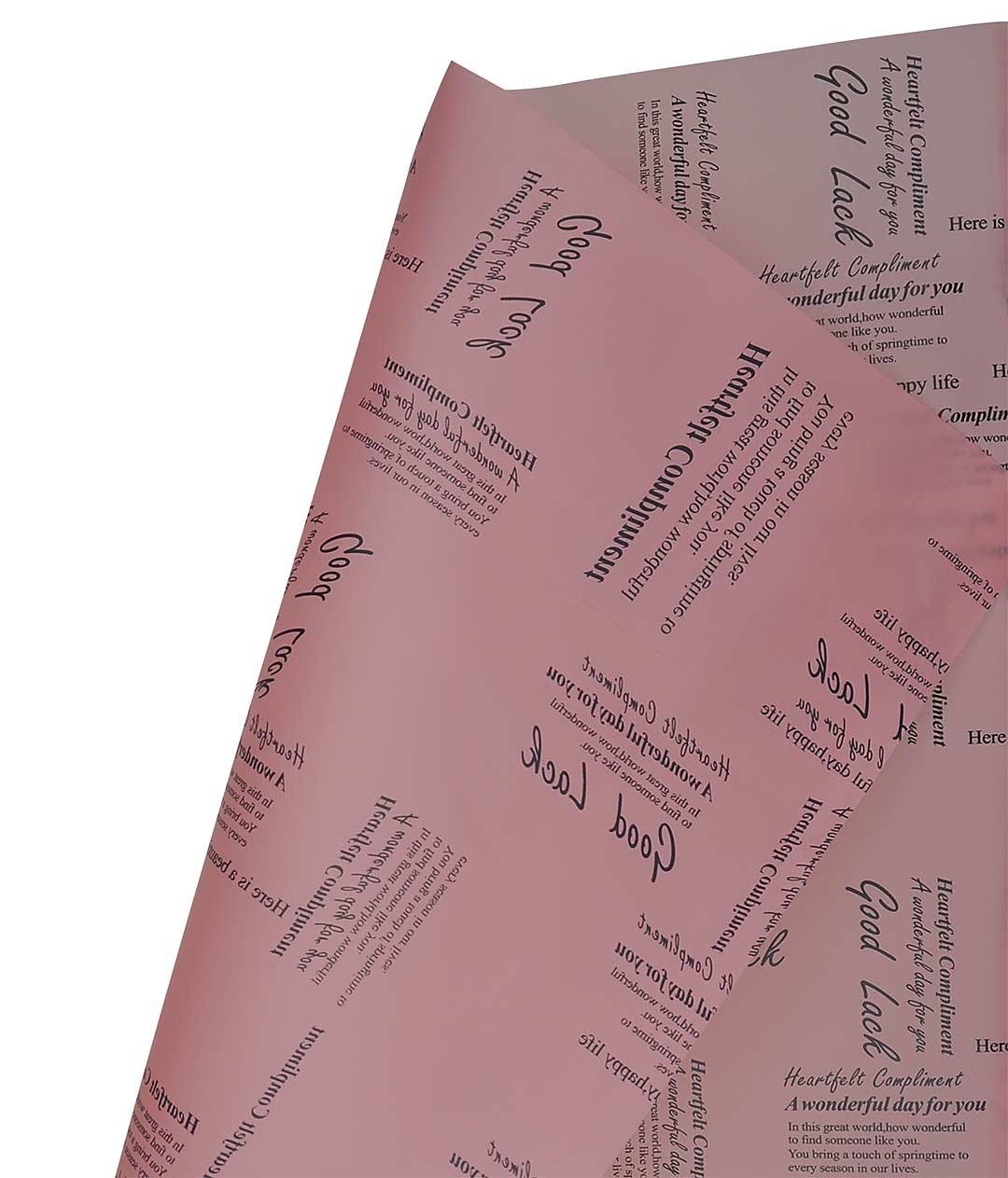 Изображение Калька для квітів «Quotella» рожева 20 шт.