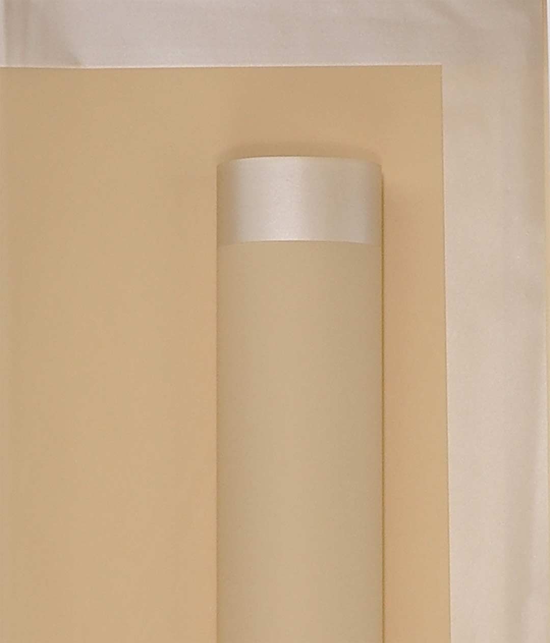 Изображение Плёнка в листах для цветов бежевий «Кант широкий перламутр» 20 шт. 