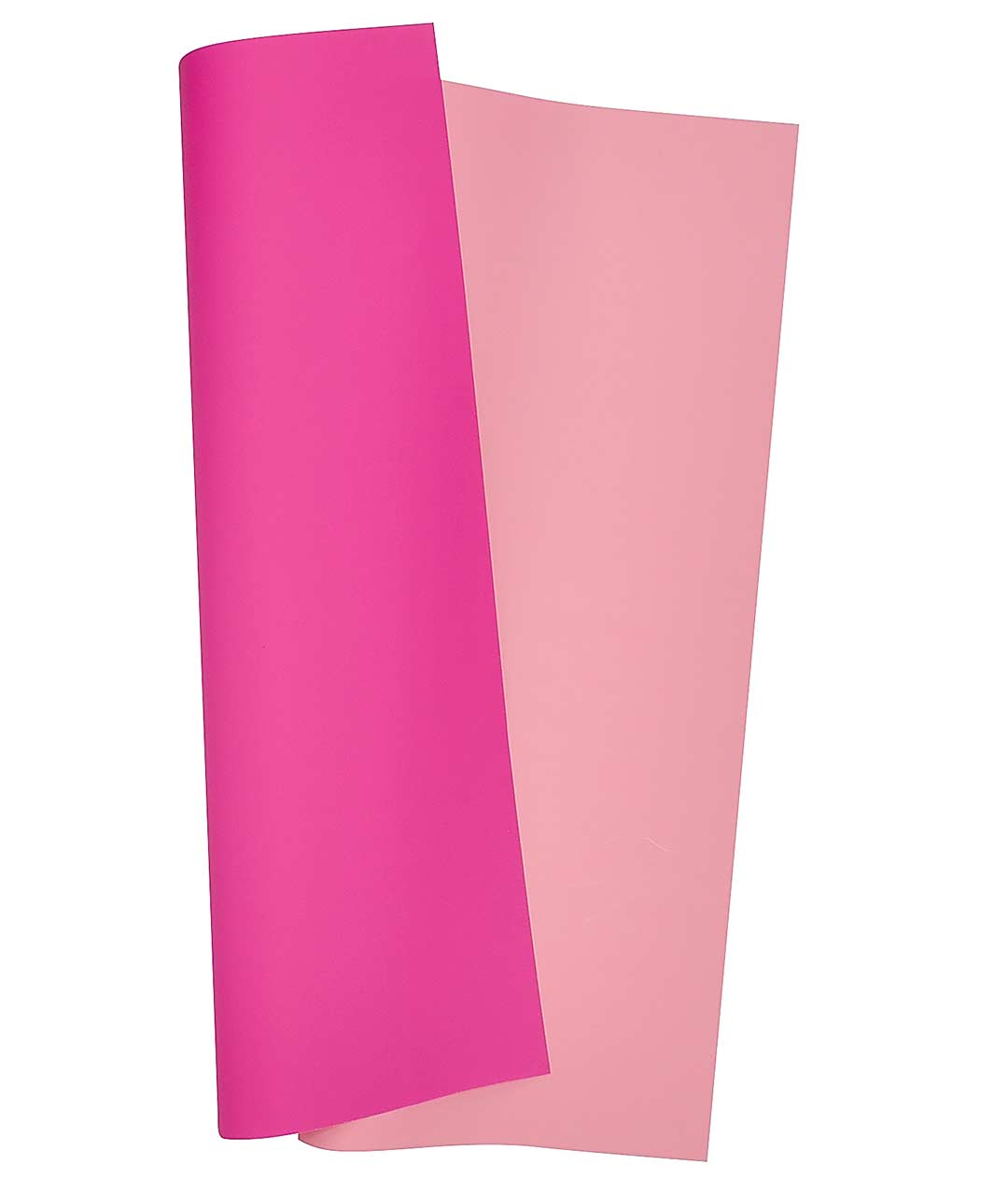 Изображение Плівка у листах для квітів рожева - світло-рожева 