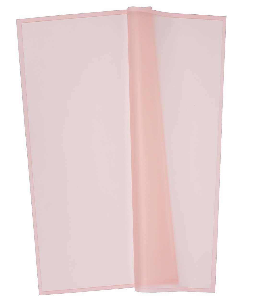 Изображение Плёнка в листах для цветов розовая  