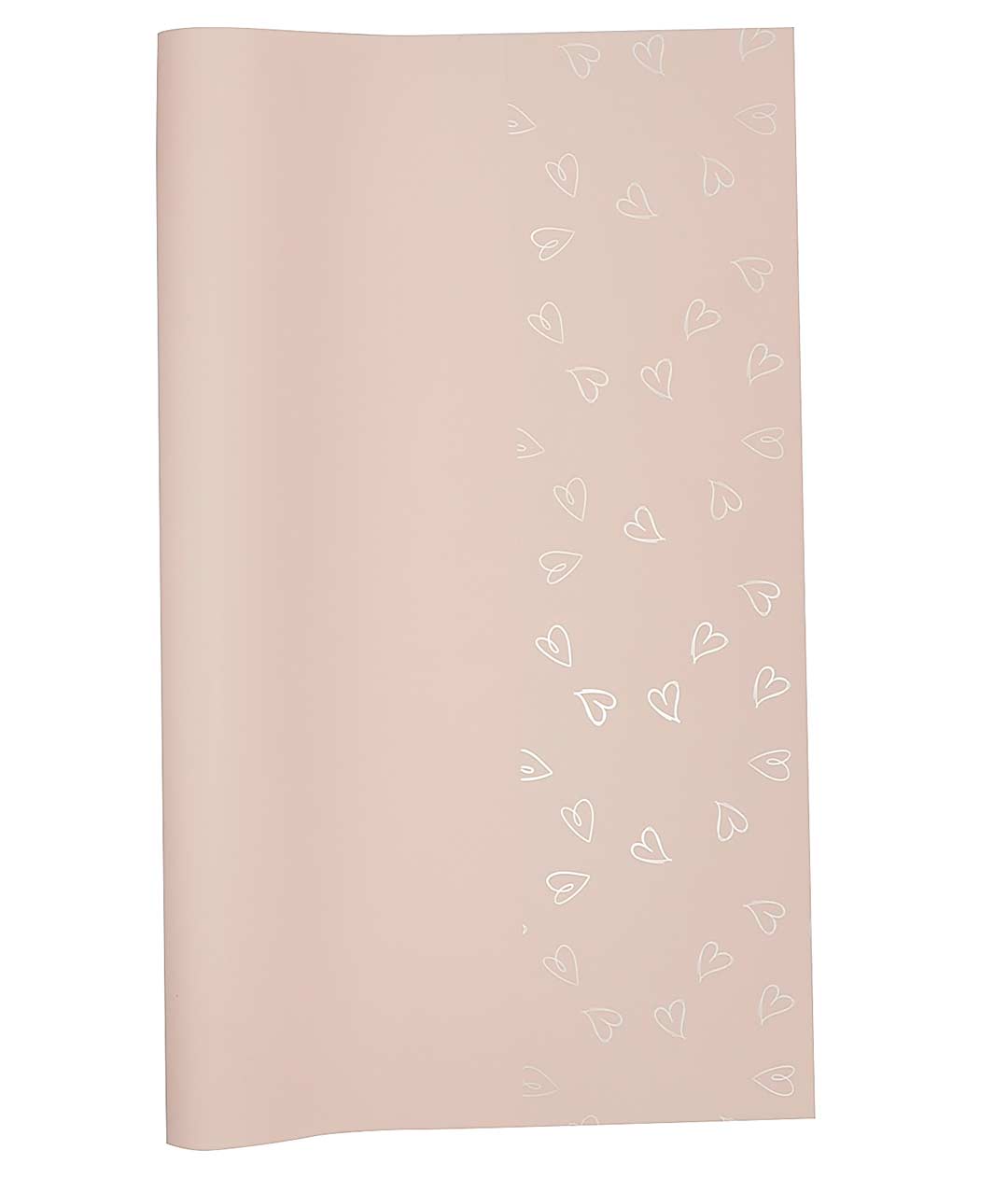 Изображение Плёнка в листах для цветов розовая «Сердца» 20 шт.
