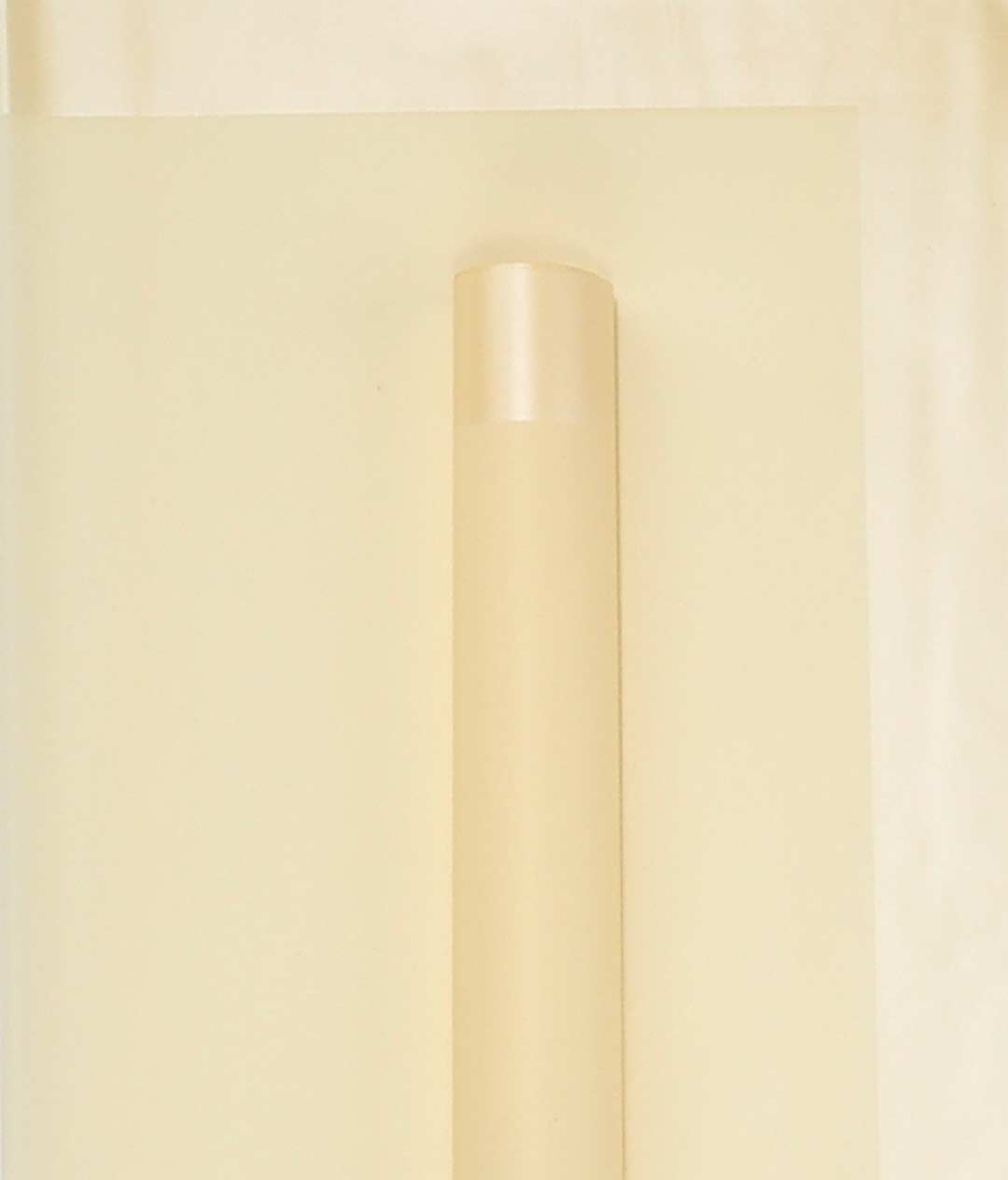 Изображение Плёнка в листах для цветов светло-бежевая «Кант широкий перламутр» 20 шт. 