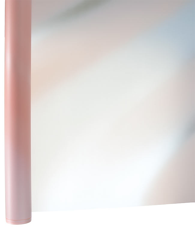 Изображение Пленка для цветов Переливы персиково-белые матовая 