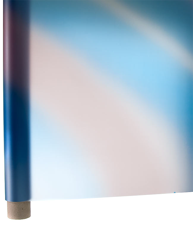 Изображение Пленка для цветов Переливы персиково-синие матовая 