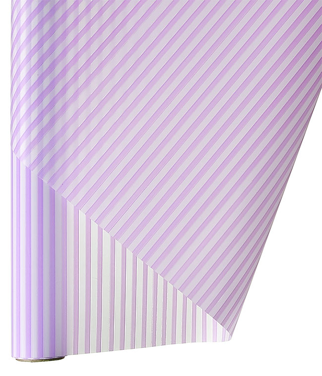 Изображение Калька для цветов матовая Полоса фиолетовая