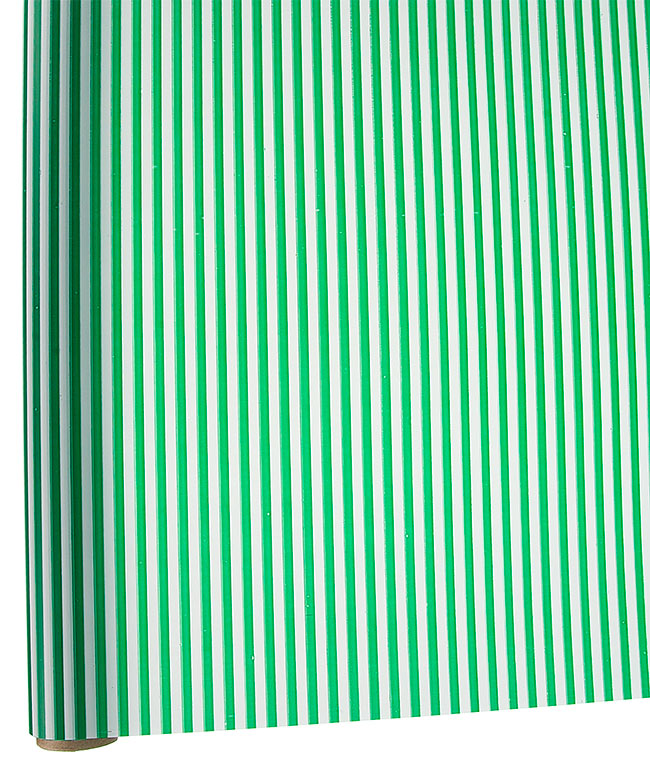 Изображение Пленка для цветов матовая Полоса зеленая