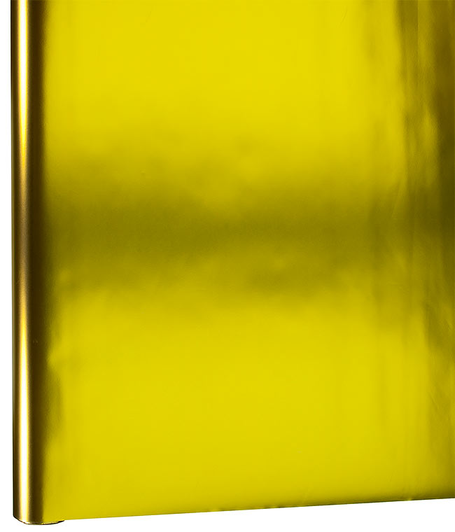 Изображение Пленка для цветов матовая двусторонняя металлизированная Золотая