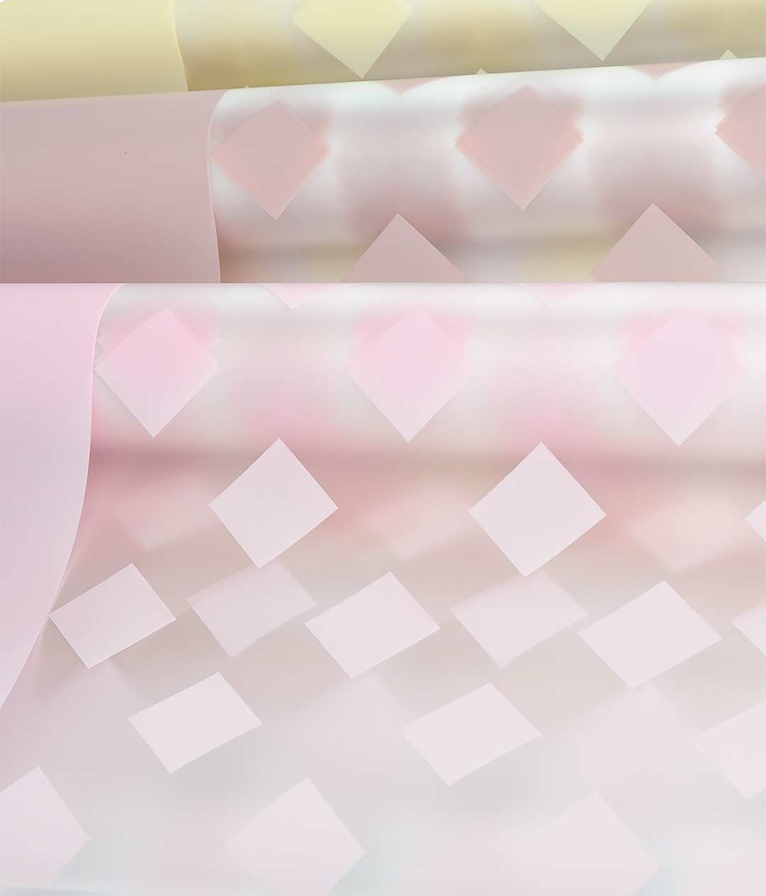 Изображение Пленка для цветов Бриллиант Бледно-розовый Корея