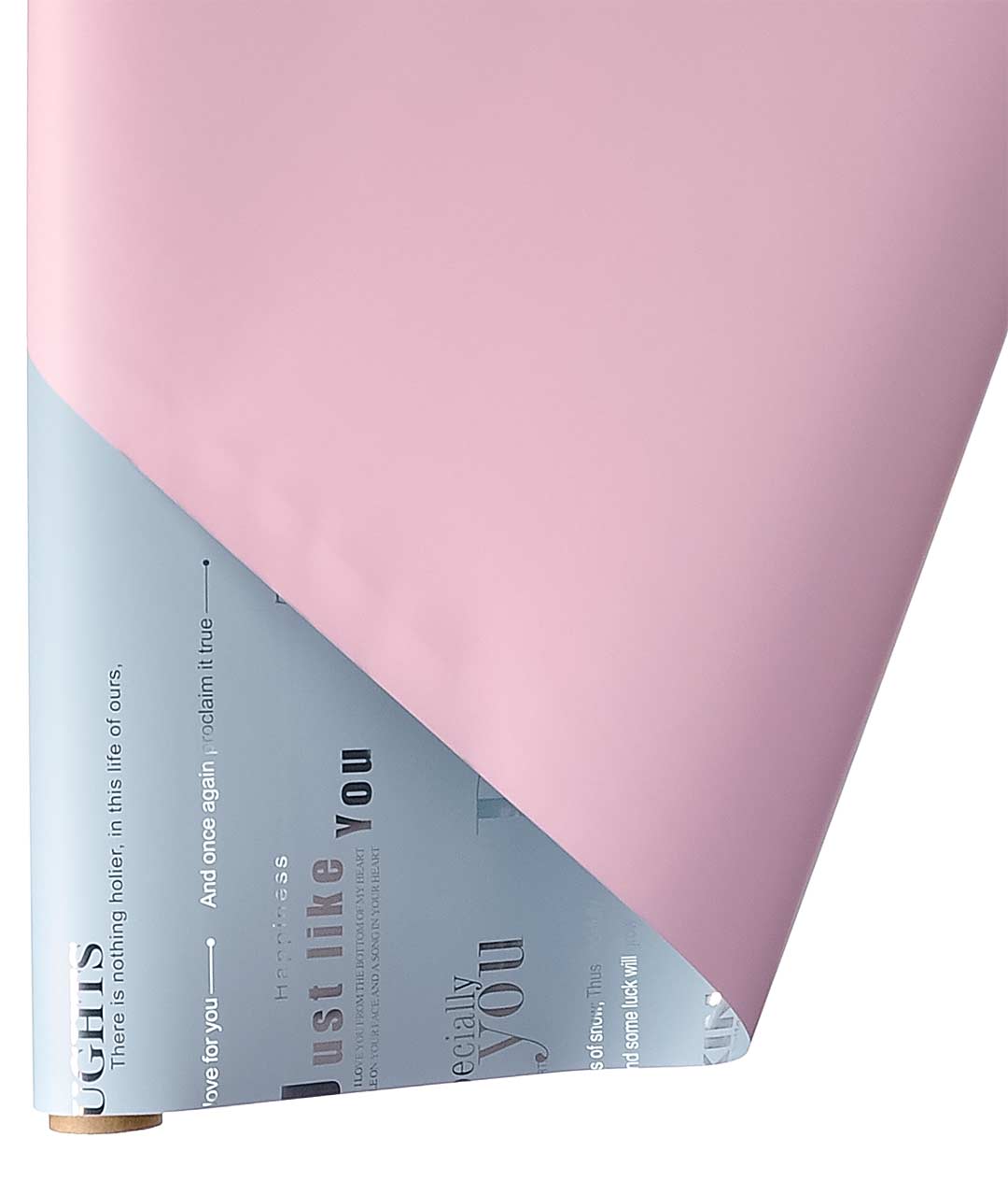 Изображение Калька для цветов Amani england paper двусторонняя нежно-голубая+розовый 