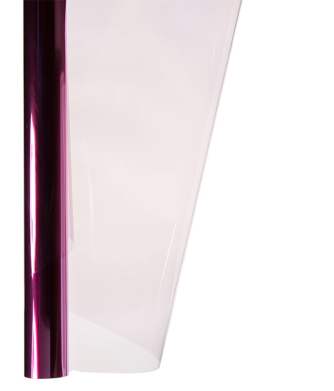 Изображение Пленка для цветов полупрозрачная цветная Colourful розовая