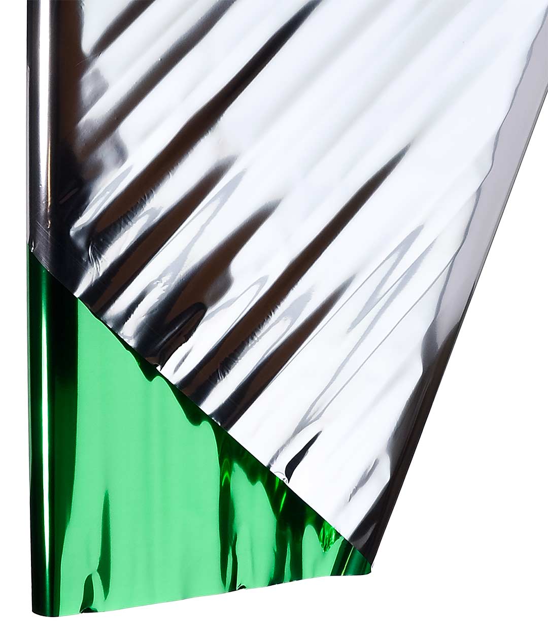 Изображение Плівка для квітів Металік зелений