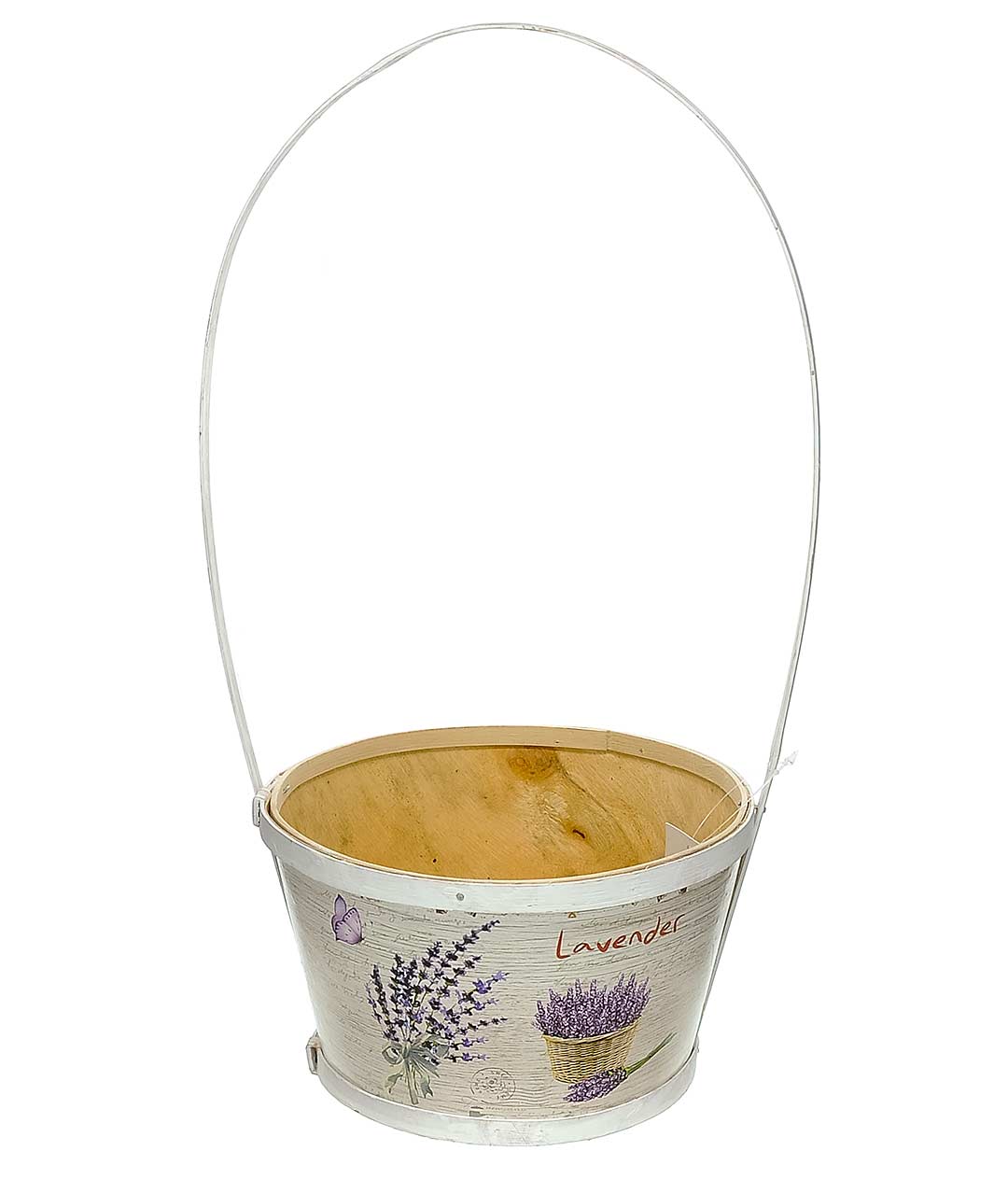 Изображение Корзина для цветов из шпона Lavender