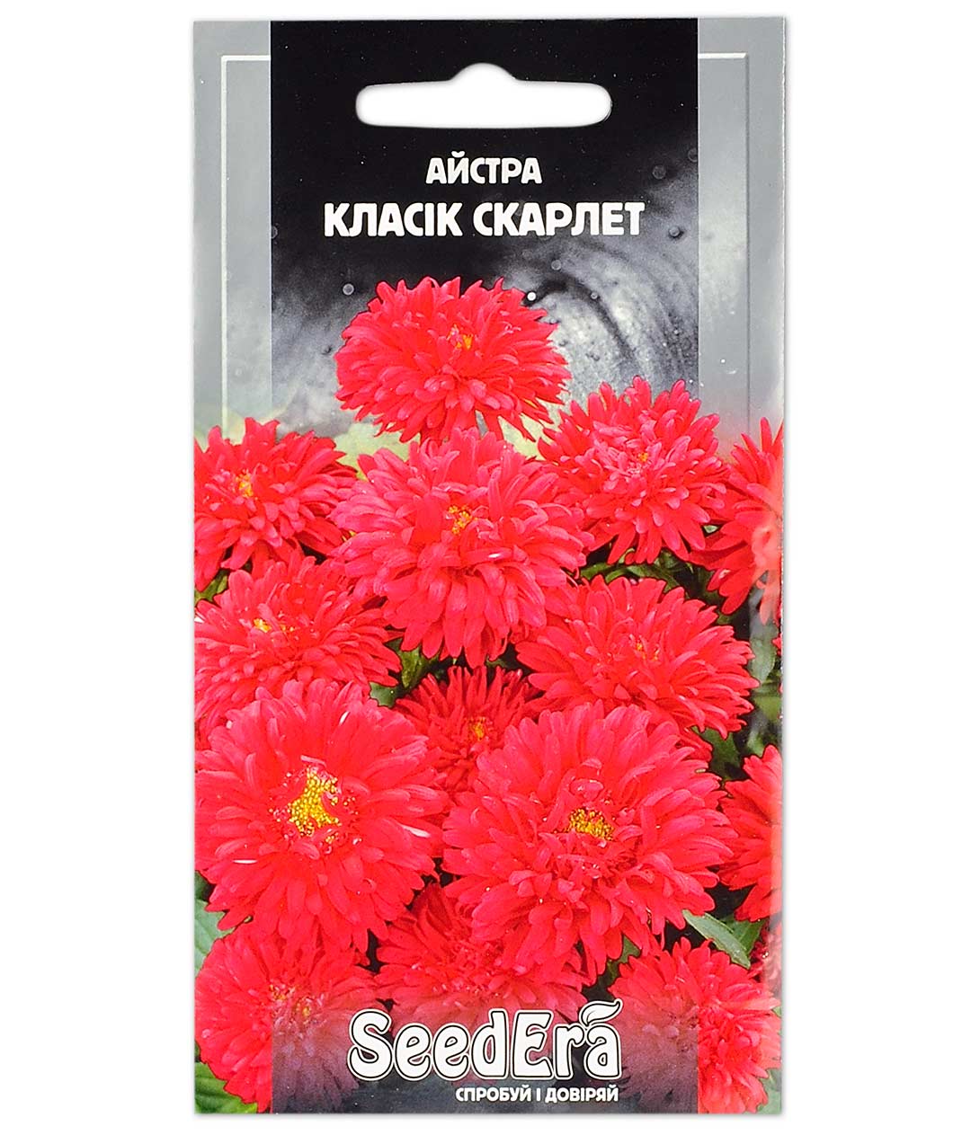Изображение Семена цветов Астра Классик Скарлет 